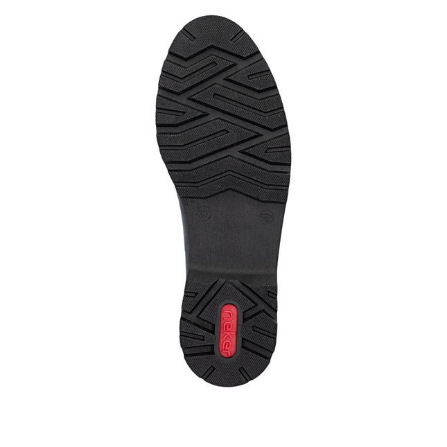 Rieker 45553-00  Black Ladies Casual Loafer Shoes