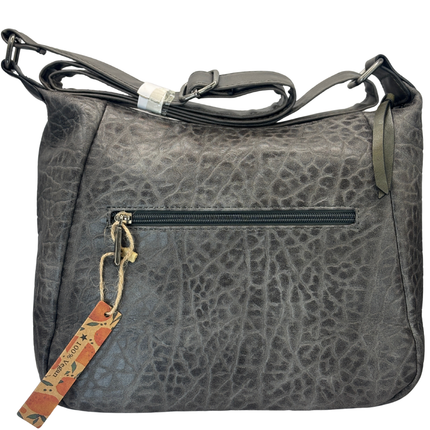 Concept Textured Bag with Strap Grey