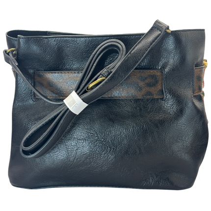 Concept Animal Print Crossbody Black