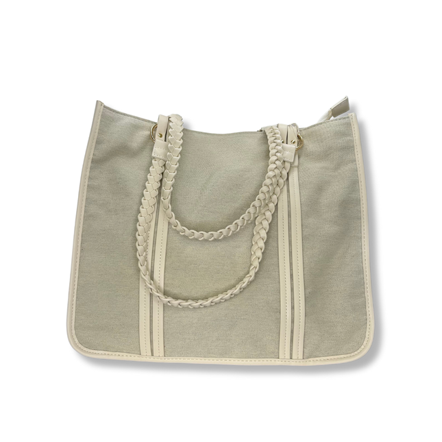 Concept Beige Denim Shopper