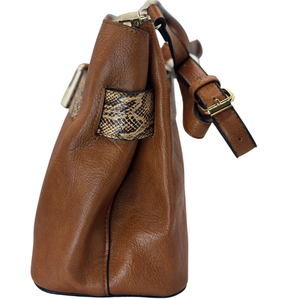 Concept Animal Print Crossbody Tan