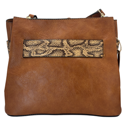 Concept Animal Print Crossbody Tan