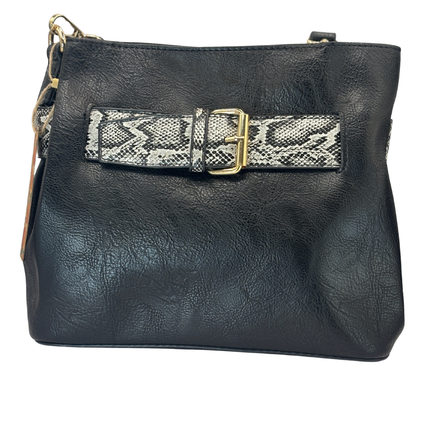 Concept Animal Print Crossbody Black-Grey