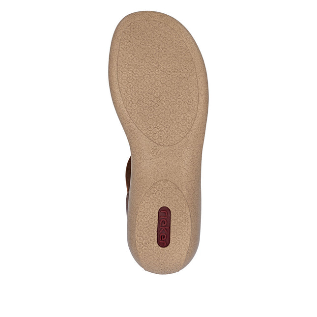 Rieker 61850-24 Brown Ladies Sandals