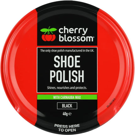 Cherry Blossom Shoe Polish Black Gloss L24