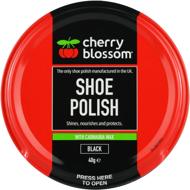 Cherry Blossom Shoe Polish Black Gloss L24