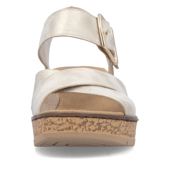Rieker 63795-60 Beige Dressy Sandals
