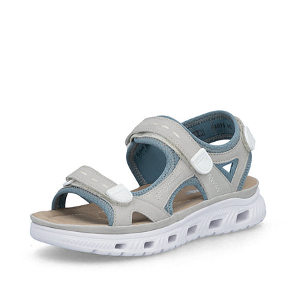 Rieker 64074-40 Blue Ladies Everyday Casual Sandals