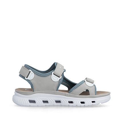 Rieker 64074-40 Blue Ladies Everyday Casual Sandals
