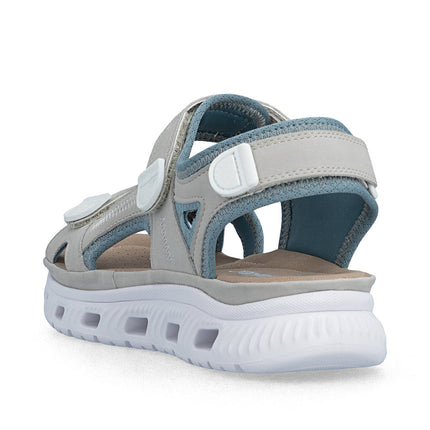 Rieker 64074-40 Blue Ladies Everyday Casual Sandals