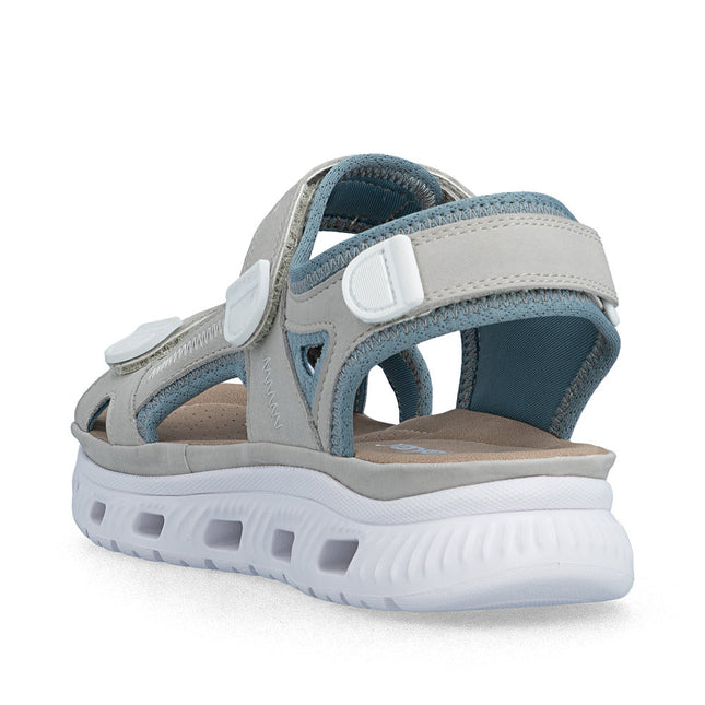 Rieker 64074-40 Blue Ladies Everyday Casual Sandals
