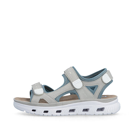 Rieker 64074-40 Blue Ladies Everyday Casual Sandals