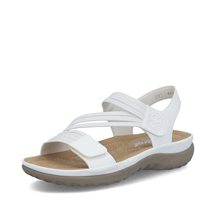 Rieker 64870-81 White Ladies Everyday Sandals