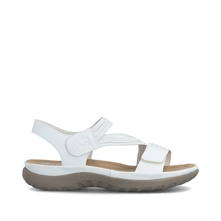 Rieker 64870-81 White Ladies Everyday Sandals