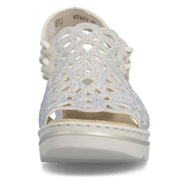 Rieker 67465-62 Silver Ladies Everyday Sandals