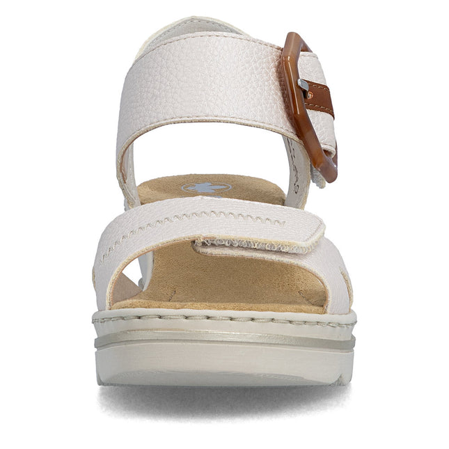 Rieker 67476-91 White Ladies Everyday Sandals