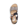 Rieker 68176-00 Leopard Print/Black