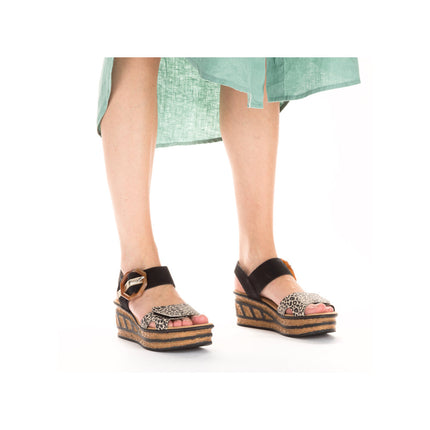 Rieker 68176-00 Leopard Print / Black