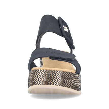 Rieker 69450-14 Blue Ladies Everyday Sandals