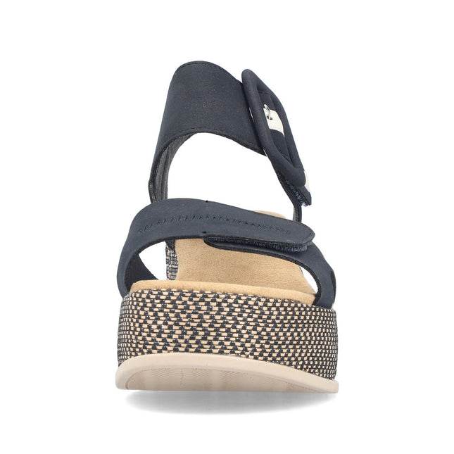 Rieker 69450-14 Blue Ladies Everyday Sandals