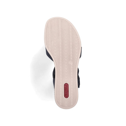 Rieker 69450-14 Blue Ladies Everyday Sandals
