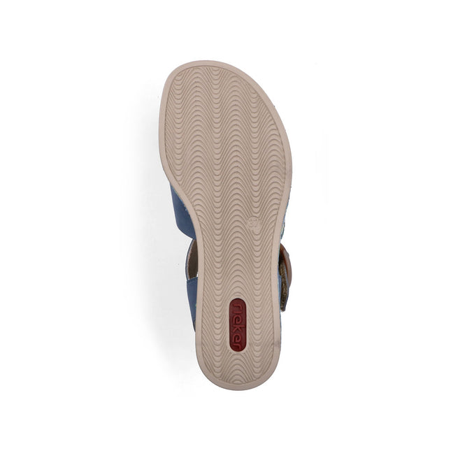 Rieker 69469-14 Blue Ladies Everyday Sandals
