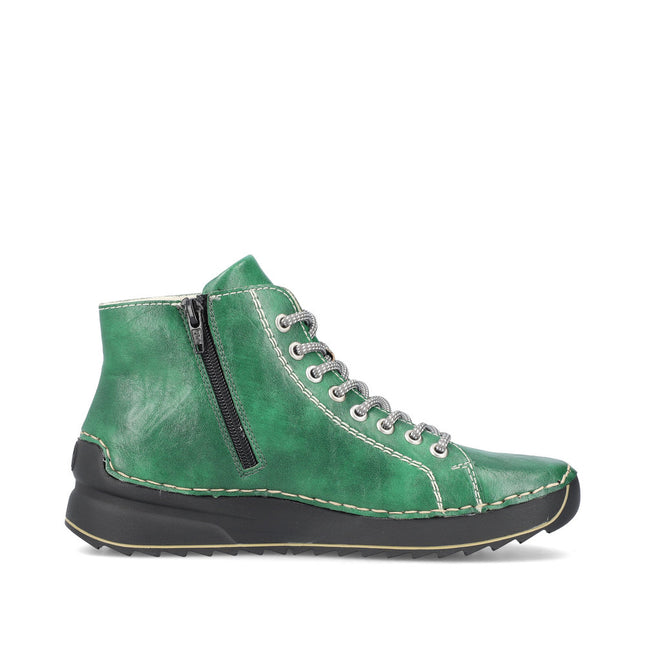 Rieker 71510-52 Green Womens Ankle Boot
