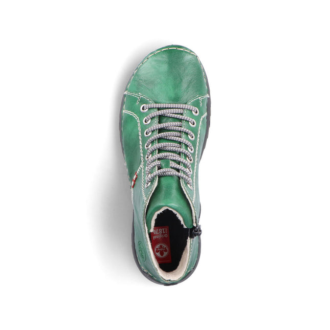 Rieker 71510-52 Green Womens Ankle Boot
