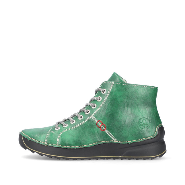 Rieker 71510-52 Green Womens Ankle Boot