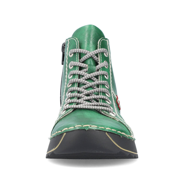 Rieker 71510-52 Green Womens Ankle Boot
