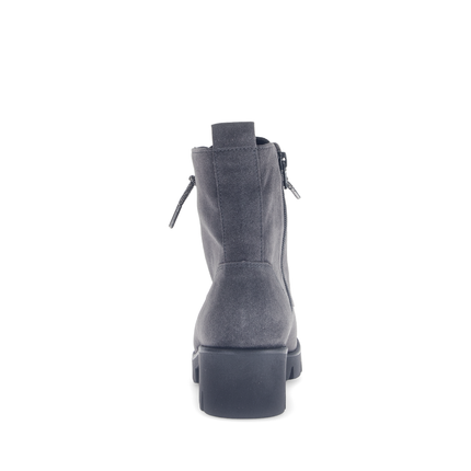 Gabor 71.711.39 Baccara Dark Grey Suede Ankle Boot