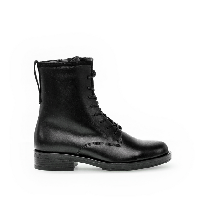 Gabor 71.791.27 Hay Black Leather Ankle Boot