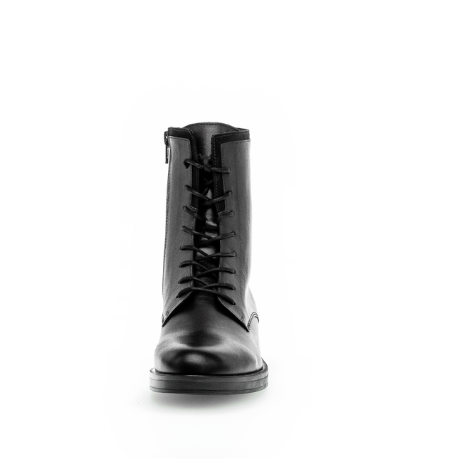 Gabor 71.791.27 Hay Black Leather Ankle Boot