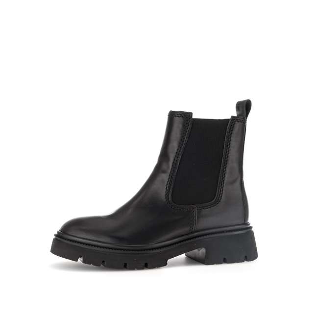 Gabor 71.850.27 Marissa Black Leather Ankle Boot