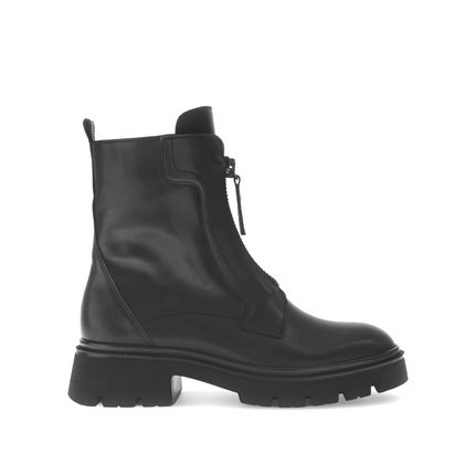 Gabor 71.854.20 Magic Black Leather Biker Style Boot
