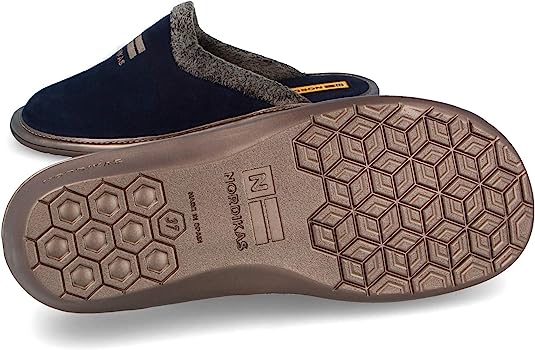 Nordikas 238-O8 - Navy Suede / Snow-Grey Trim
