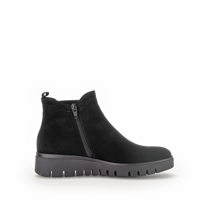 Gabor 72.061.47 Dublin Black Suede Ankle Boot