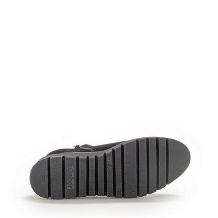 Gabor 72.061.47 Dublin Black Suede Ankle Boot