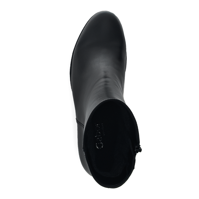 Gabor 72.071.57 Essential Black Leather Ankle Boot