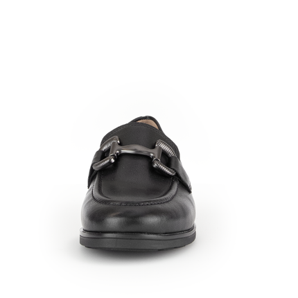 Gabor 72.422.37 Dupri Black Leather Loafer