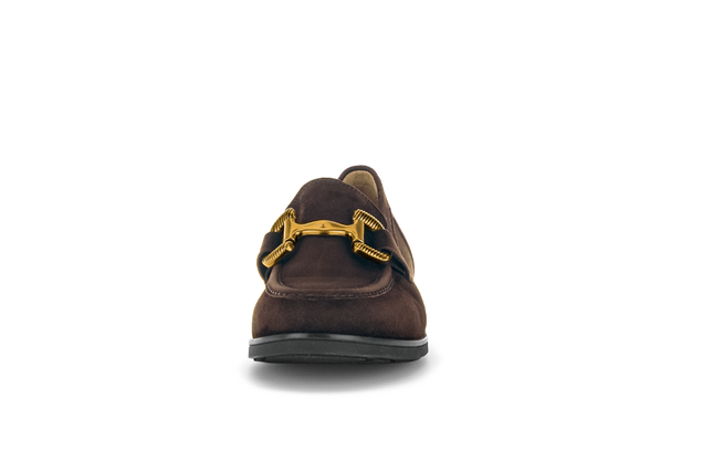 Gabor 72.422.41 Dupri Chocolate Brown Suede Loafer