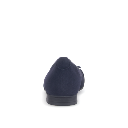 Gabor 72.463.46 Paige Navy Suede Flat Pump