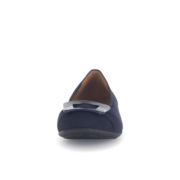 Gabor 72.463.46 Paige Navy Suede Flat Pump