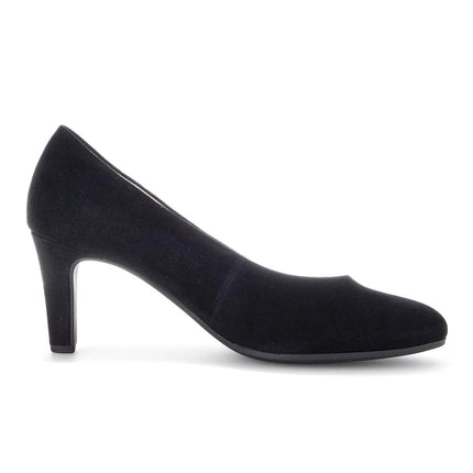Gabor 01.410.17 Edina Black Suede Heel