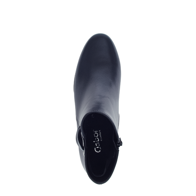 Gabor 72.827.56 Keegan 3 Navy Leather Ankle Boot