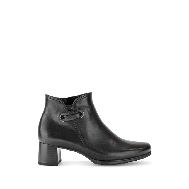 Gabor 72.827.57 Keegan 3 Black Leather Ankle Boot
