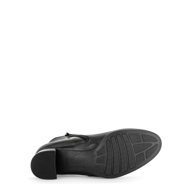 Gabor 72.827.57 Keegan 3 Black Leather Ankle Boot