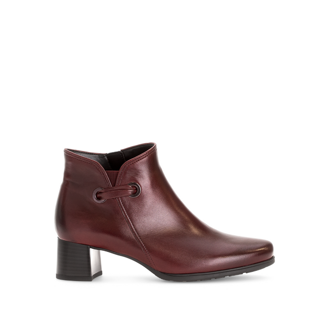 Gabor 72.827.68 Keegan 3 Dark Red Leather Ankle Boot