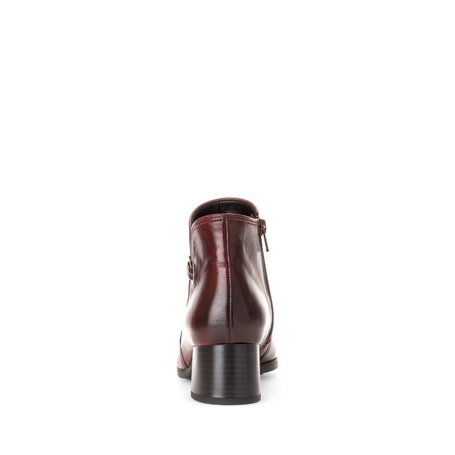 Gabor 72.827.68 Keegan 3 Dark Red Leather Ankle Boot
