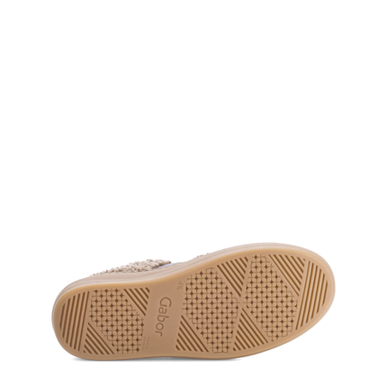 Gabor 73.350.14 Steam Brown Flatform Trainer